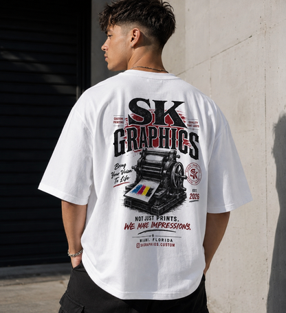 SK Graphics “Make Impressions” Unisex Graphic Tee