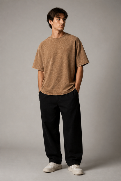 Custom Oversized Washed Tee