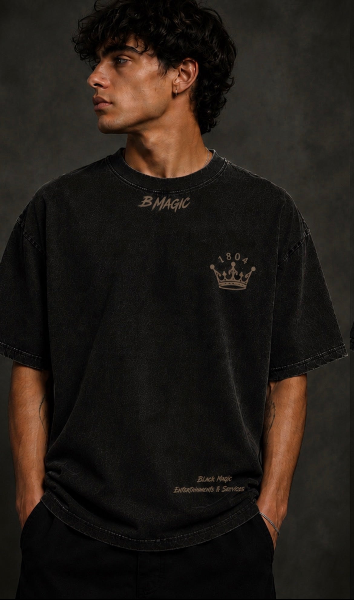 Custom Oversized Washed Tee