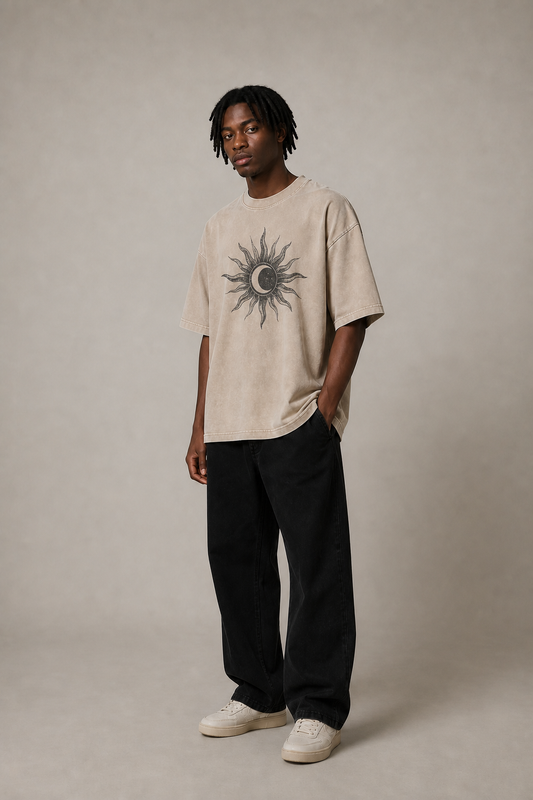 Custom Oversized Washed Tee