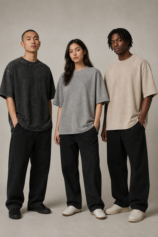 Custom Oversized Washed Tee