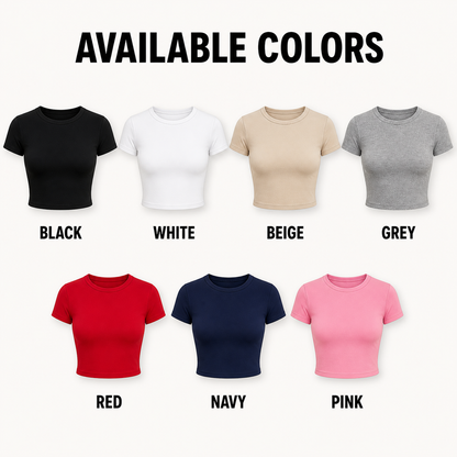 Custom Women Baby Tee / Cropped Shirt